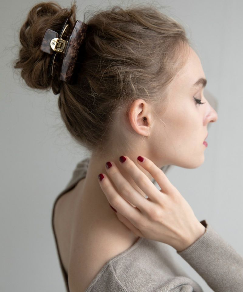 Marble Stone Hair Clip | MIELI INVARIANT