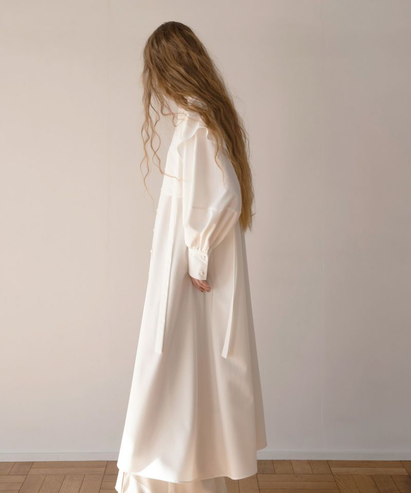 Panel Layer Shirt Dress | MIELI INVARIANT