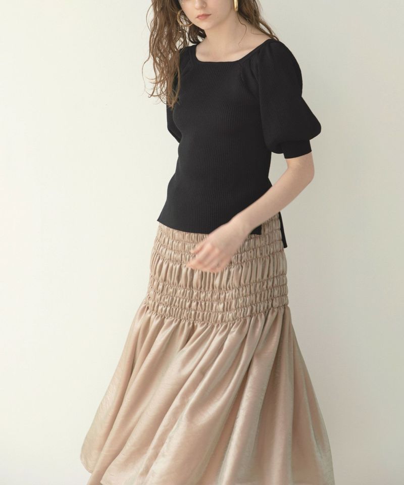 MIELI INVARIANT Aurora Tiered Skirt 新品 業界最安 レディース