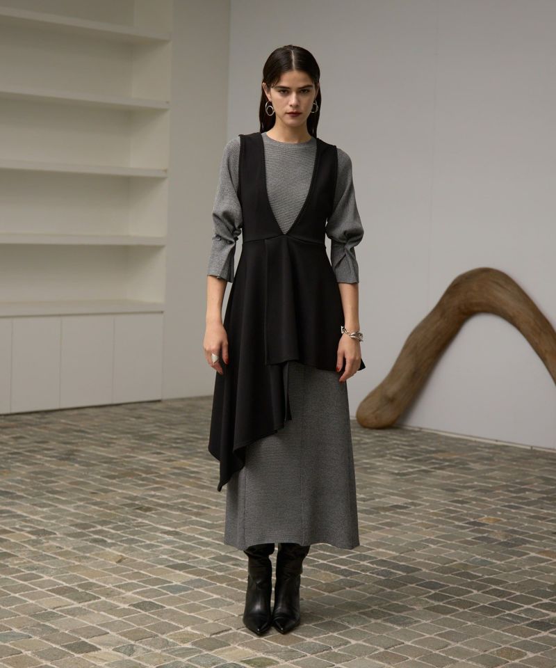 Plump Fold Lean Dress | MIELI INVARIANT