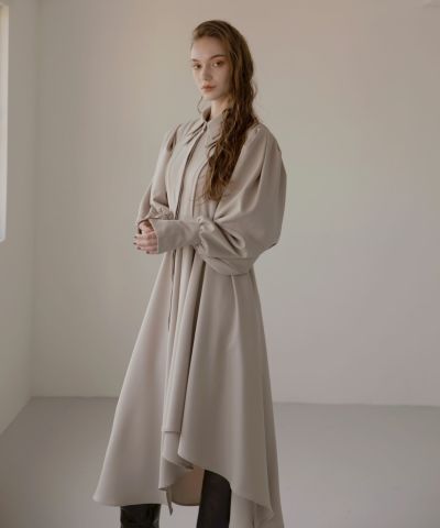 Panel Layer Shirt Dress | MIELI INVARIANT