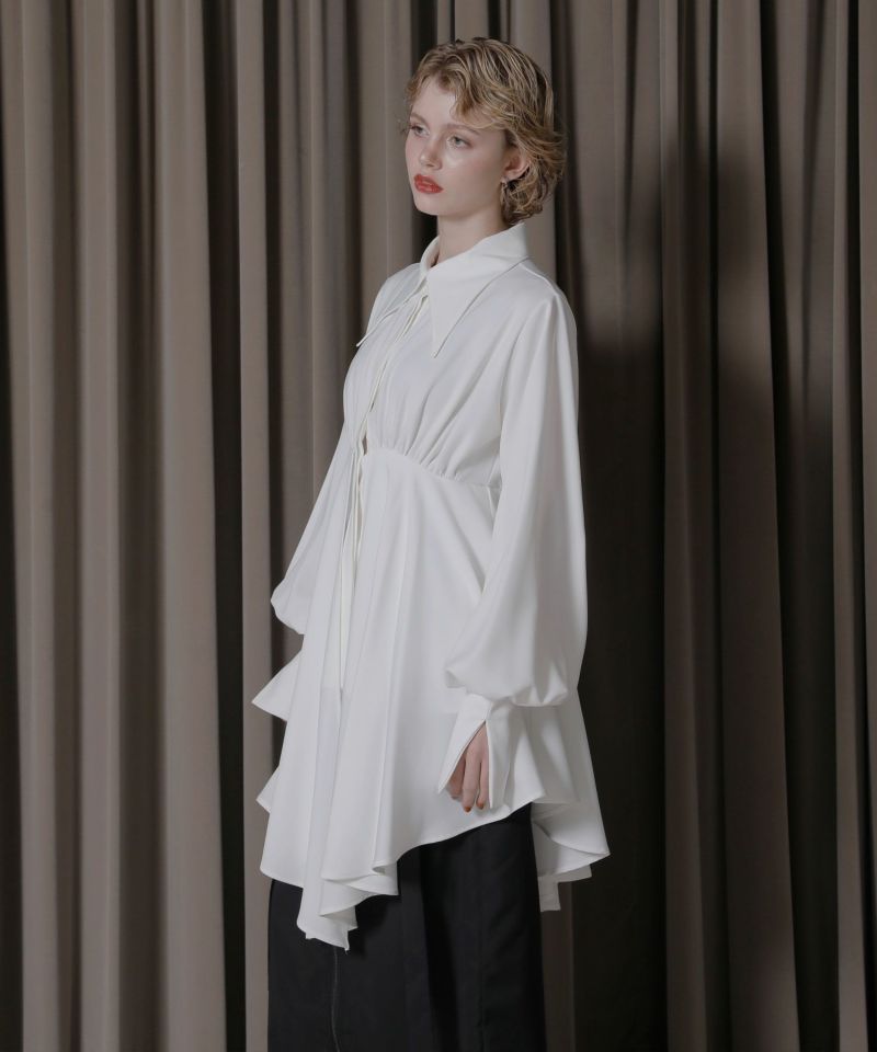 Drape Round Shirt | MIELI INVARIANT