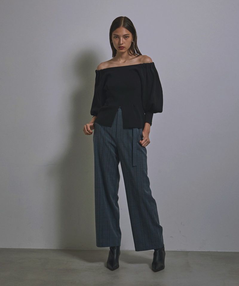 2Way Tuck Knit Tops | MIELI INVARIANT