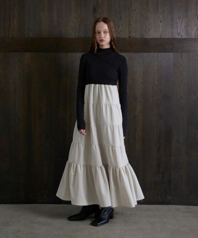 H/N Tiered Docking Dress | MIELI INVARIANT