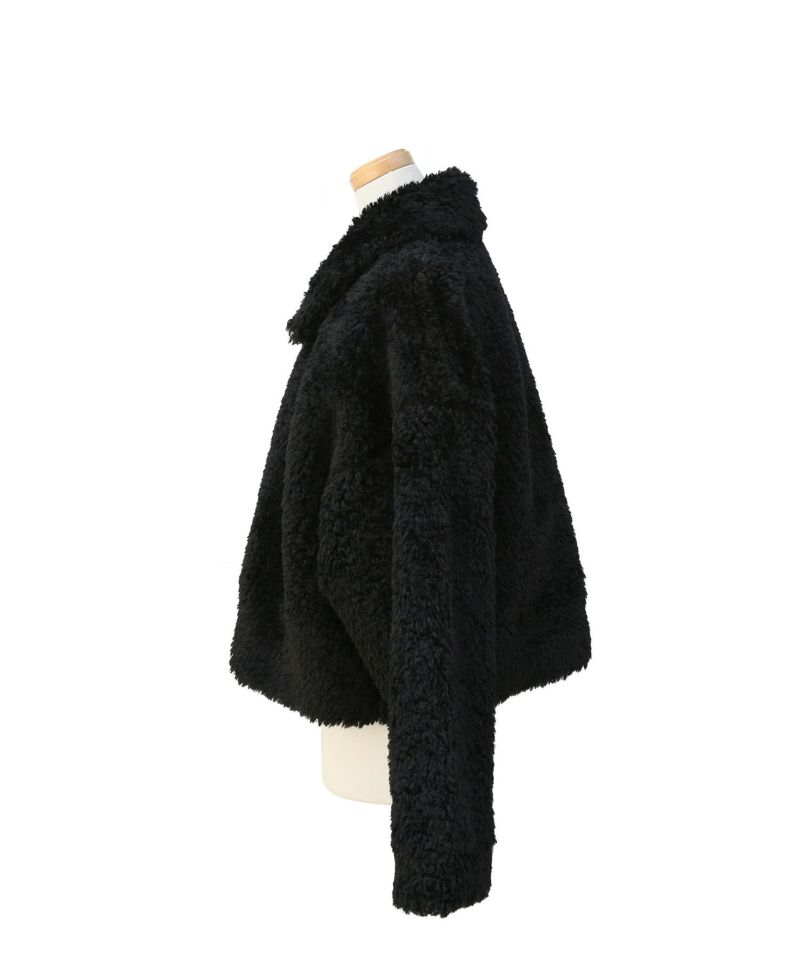 Teddy Fur Short Coat | MIELI INVARIANT