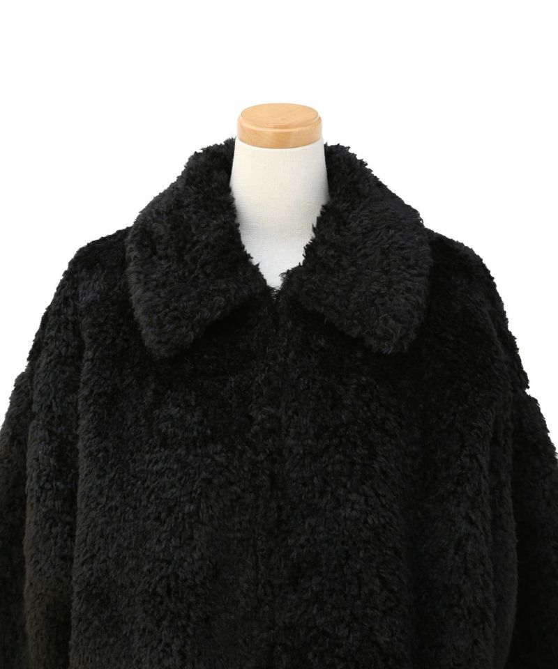 Teddy Fur Short Coat | MIELI INVARIANT