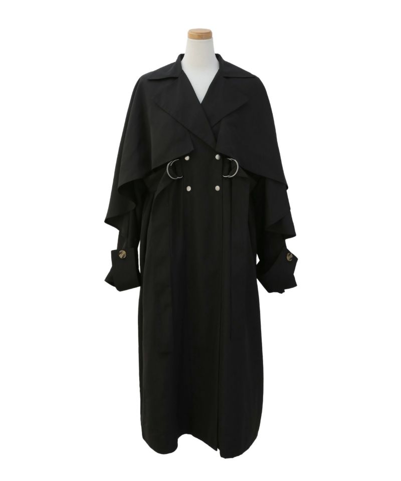 Babbling Flare Trench Coat | MIELI INVARIANT