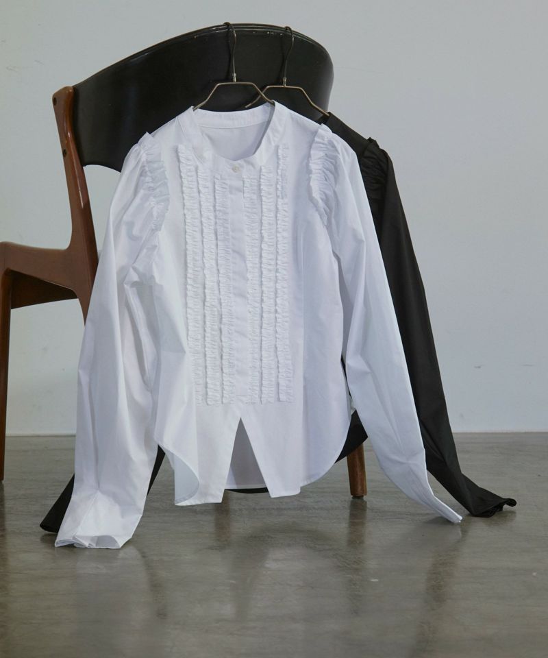 Classical Frill Mode Blouse | MIELI INVARIANT