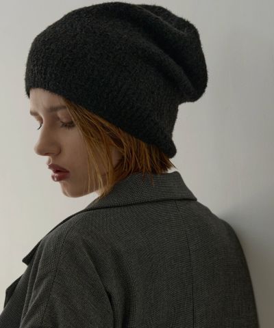 ☆Angola Rib Knit Cap | MIELI INVARIANT