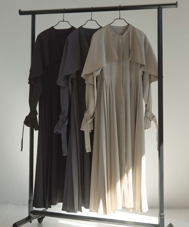 Erdem ケープワンピース Yokochan Zimmermann YUKKO SPECIAL COLLABORATION】CAPE TRENCH DRESS | MIELI INVARIANT