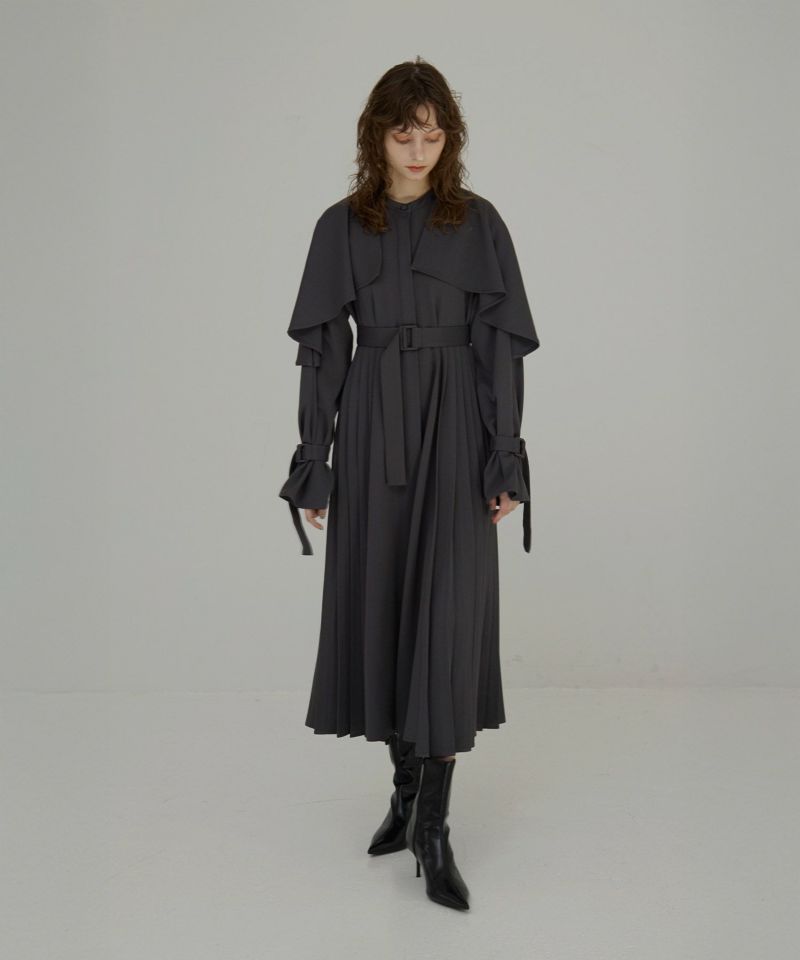 Erdem ケープワンピース Yokochan Zimmermann YUKKO SPECIAL COLLABORATION】CAPE TRENCH DRESS | MIELI INVARIANT