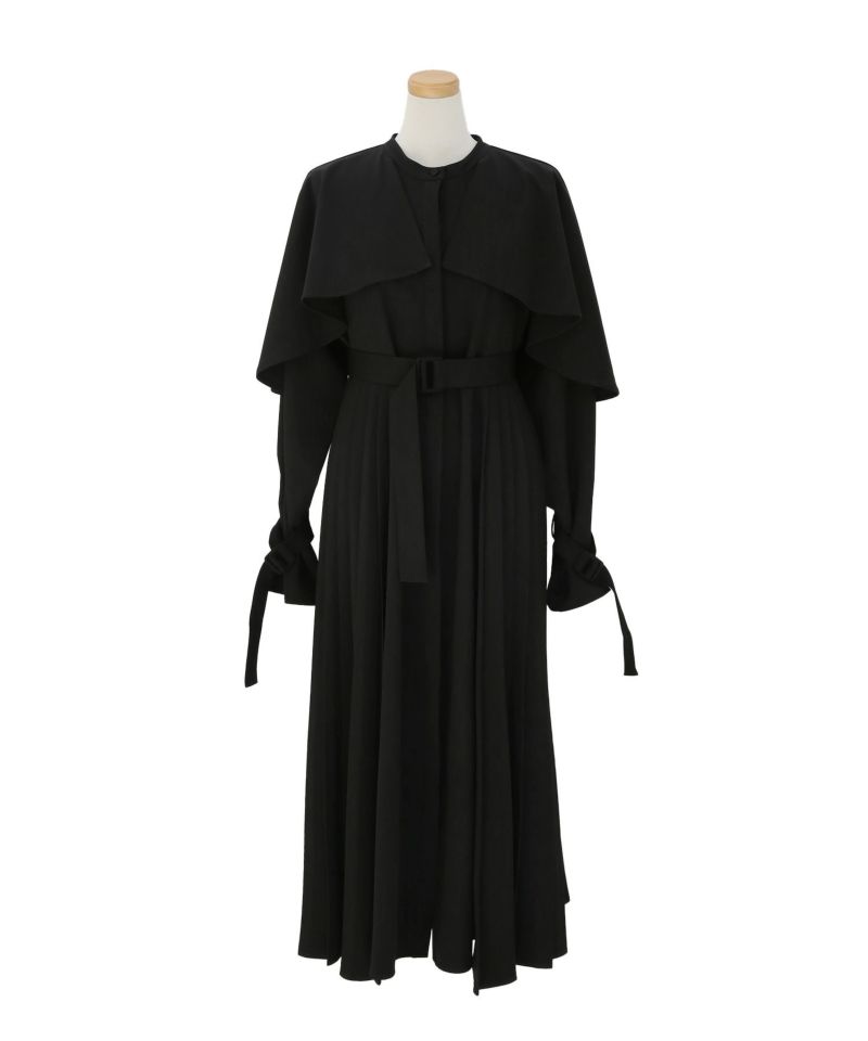 YUKKO SPECIAL COLLABORATION】CAPE TRENCH DRESS | MIELI INVARIANT