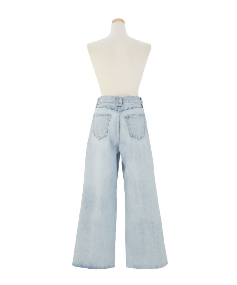 MIELI INVARIANT ICE Bleach denim 完売アイテム ICE Bleach Denim Shirt Jacket | MIELI INVARIANT