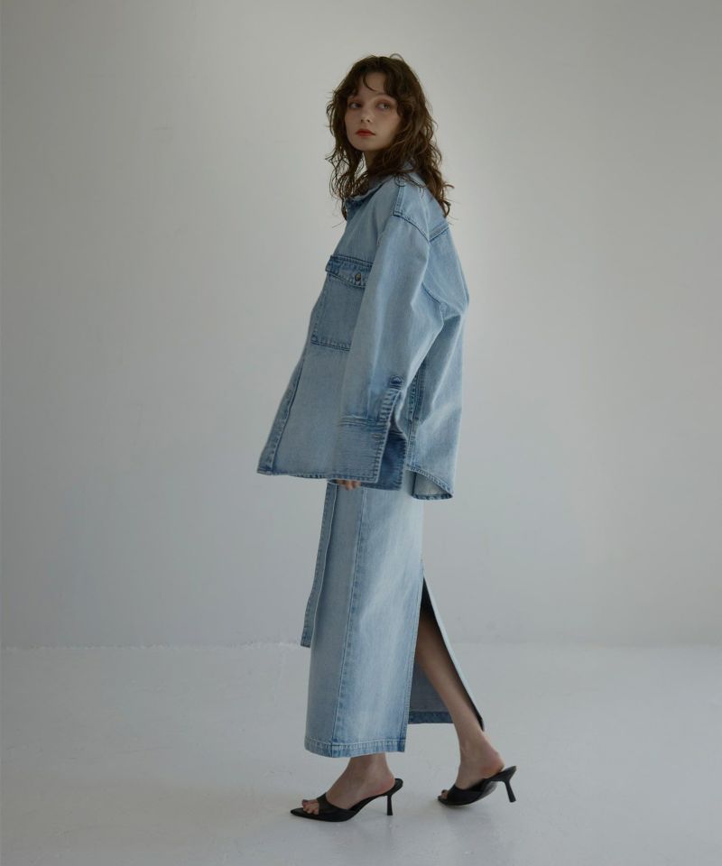 MIELI INVARIANT ICE Bleach denim 完売アイテム MIELI INVARIANT ICE Bleach denim - メルカリ