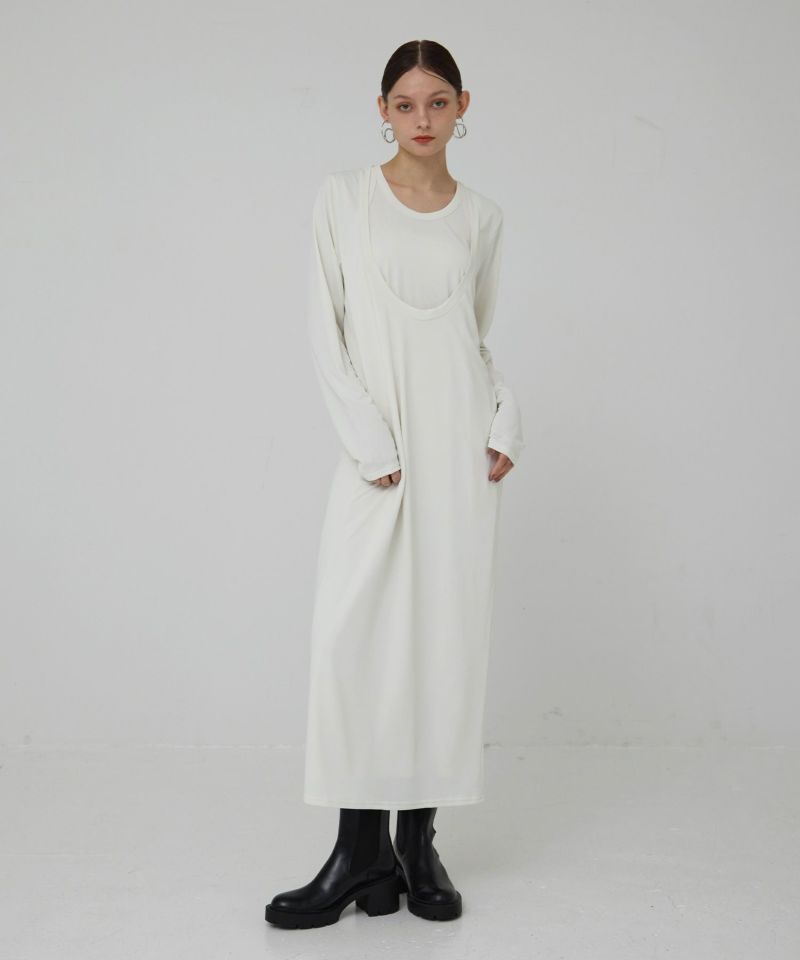 超激安 Onepiece Layer Jersey Plainstitch | INVARIANT MIELI ワンピース