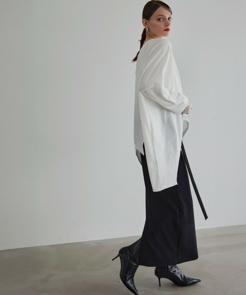 Asymmetry Dolman Cut Tee | MIELI INVARIANT