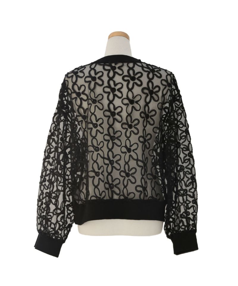 ☆Embroidery Cord Sheer P/O | MIELI INVARIANT