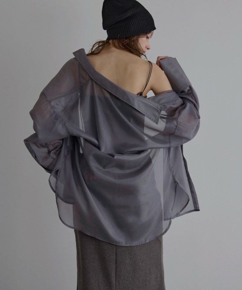 ミエリインヴァリアント Organdy Gloss Over Shirt Organdy Gloss Over Shirt | MIELI INVARIANT