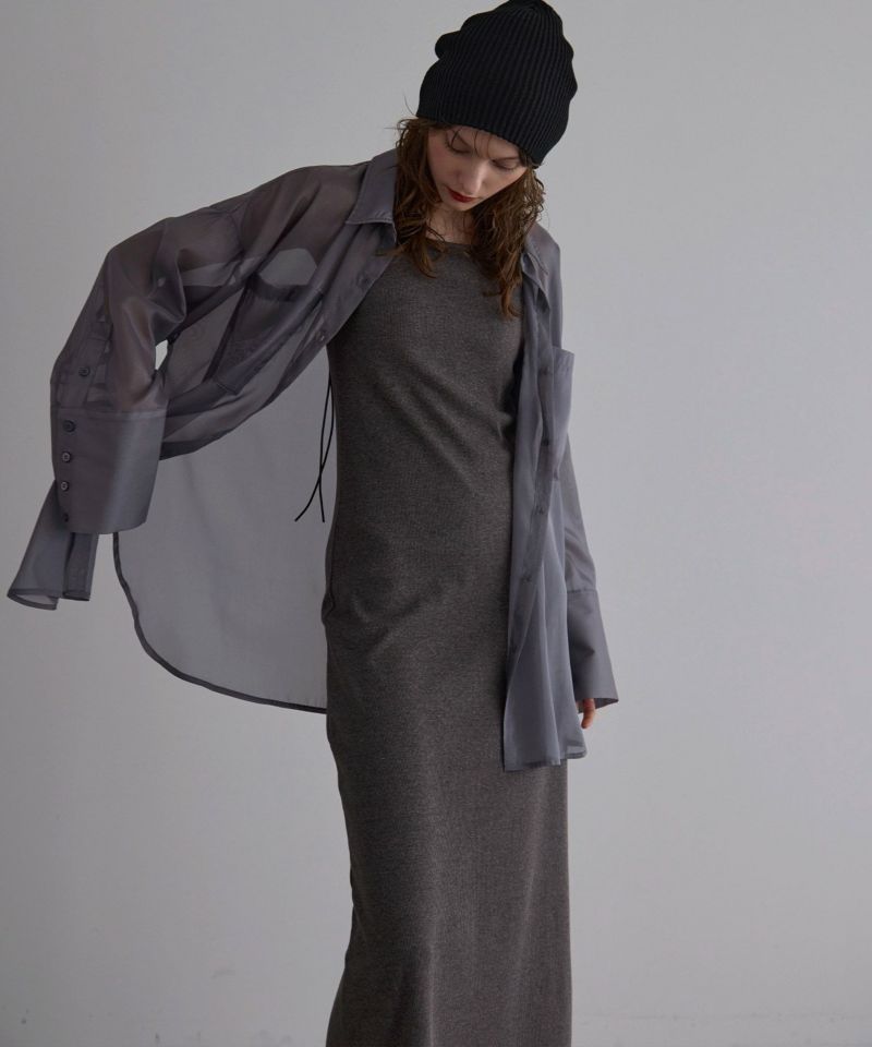 【MIELI INVARIANT】キャミワンピース 単品 Double Strap Cut C/A Onepiece | MIELI INVARIANT