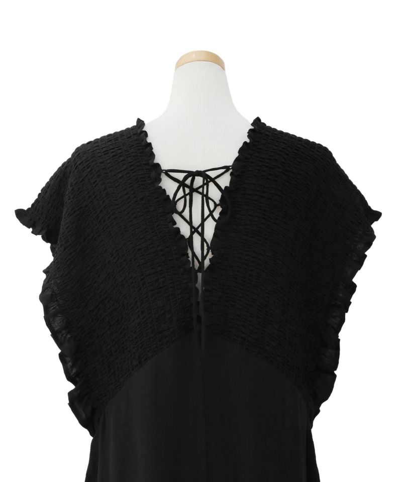 Wrinkle Shirring Rompers | MIELI INVARIANT